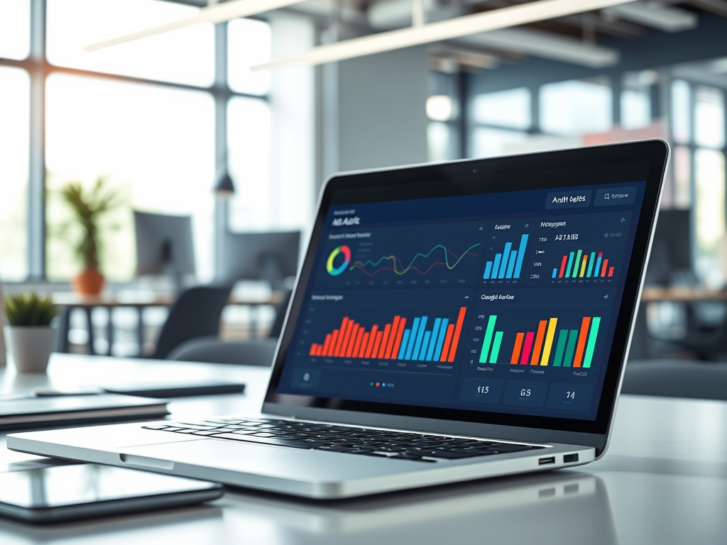 A detailed overhead shot of elegantly branded marketing collateral arranged meticulously on a slate-grey tabletop—showcasing high-end business cards, a spiral-bound notebook with minimalist logo embossing, and a slim metallic pen. The color palette includes soft whites, deep charcoals, and subtle hints of silver, arranged in a structured grid pattern. Even, diffuse natural light from above creates gentle highlights and eliminates harsh shadows, reinforcing the clarity and precision of presentation. The composition follows the rule of thirds, offering a balanced corporate aesthetic. The mood is calm and authoritative, emphasizing attention to detail and professionalism in every marketing touchpoint.